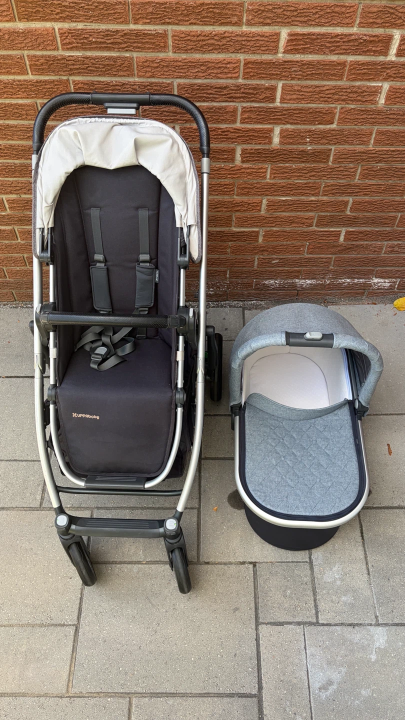 UPPABABY Cruz V2 stroller with bassinet