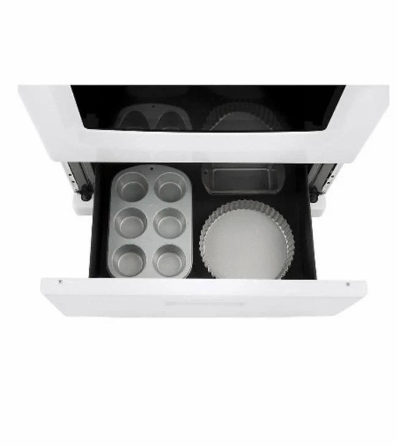 GE White Electric Range - photo 2