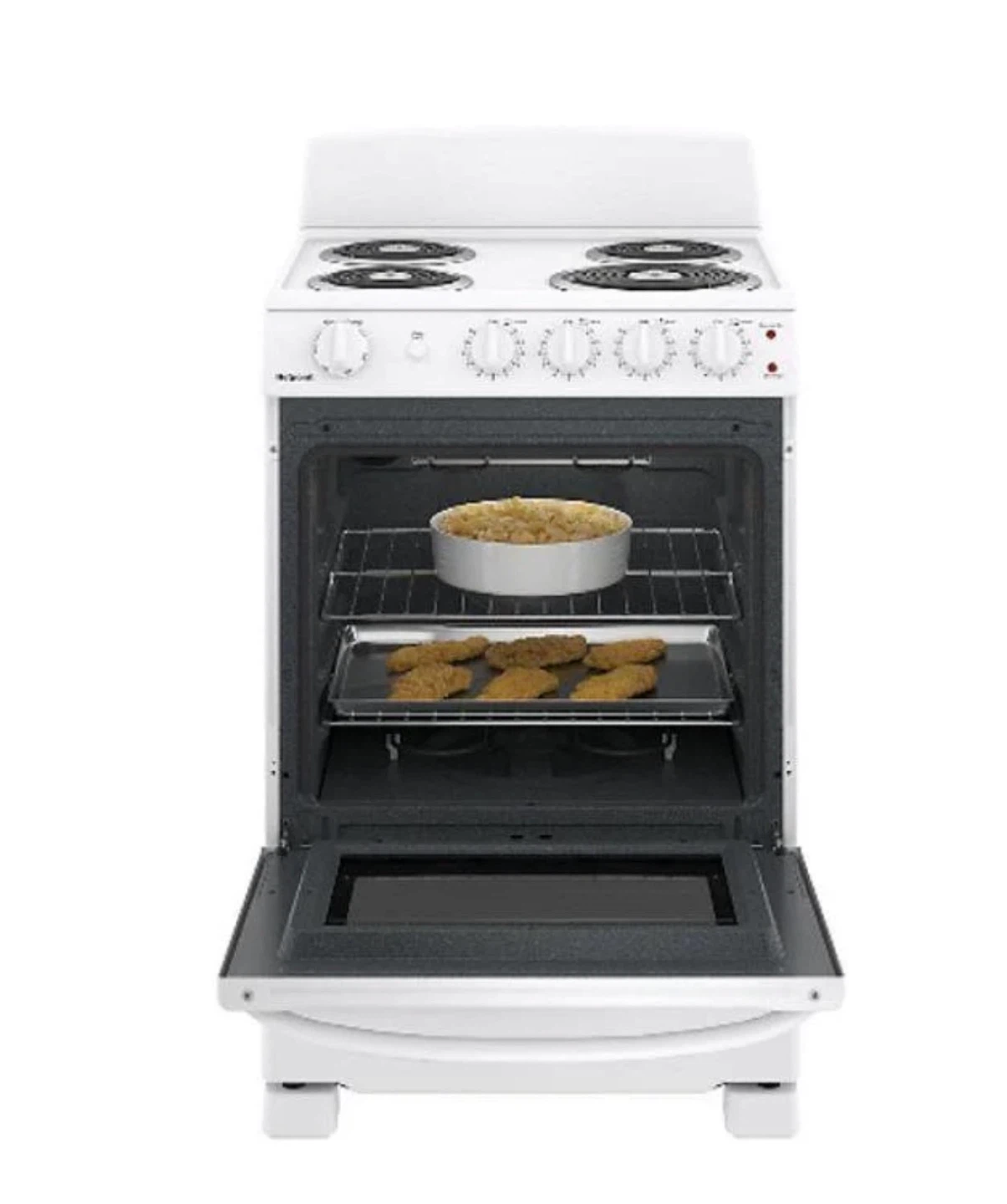 GE White Electric Range - photo 4