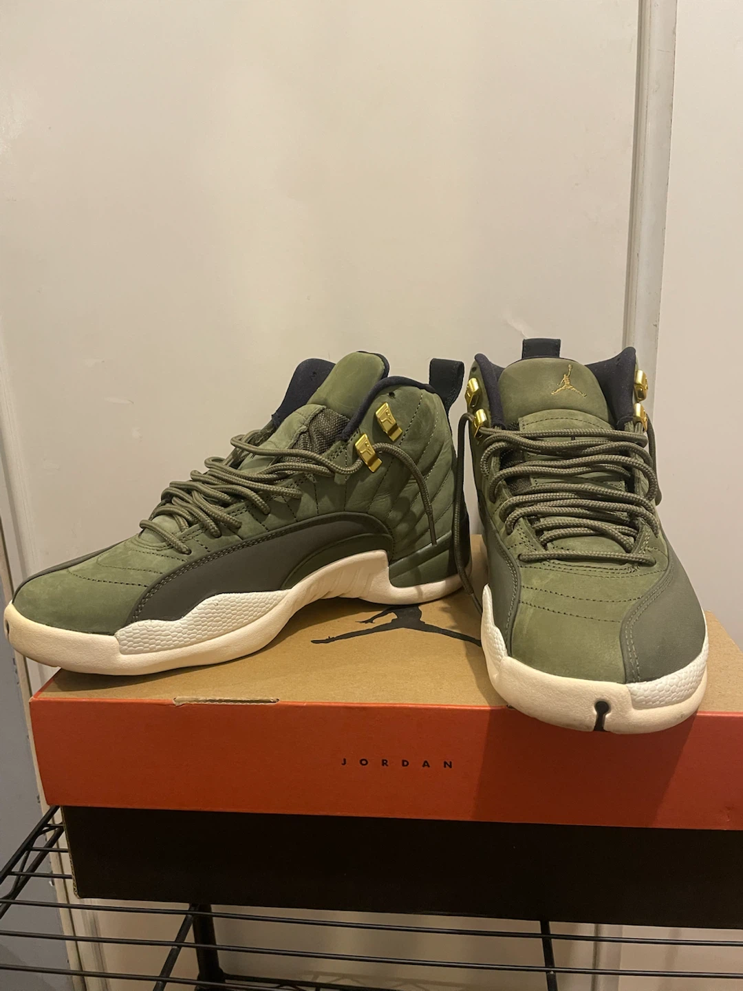 Air Jordan 12 Retro Olive Canvas - photo 2