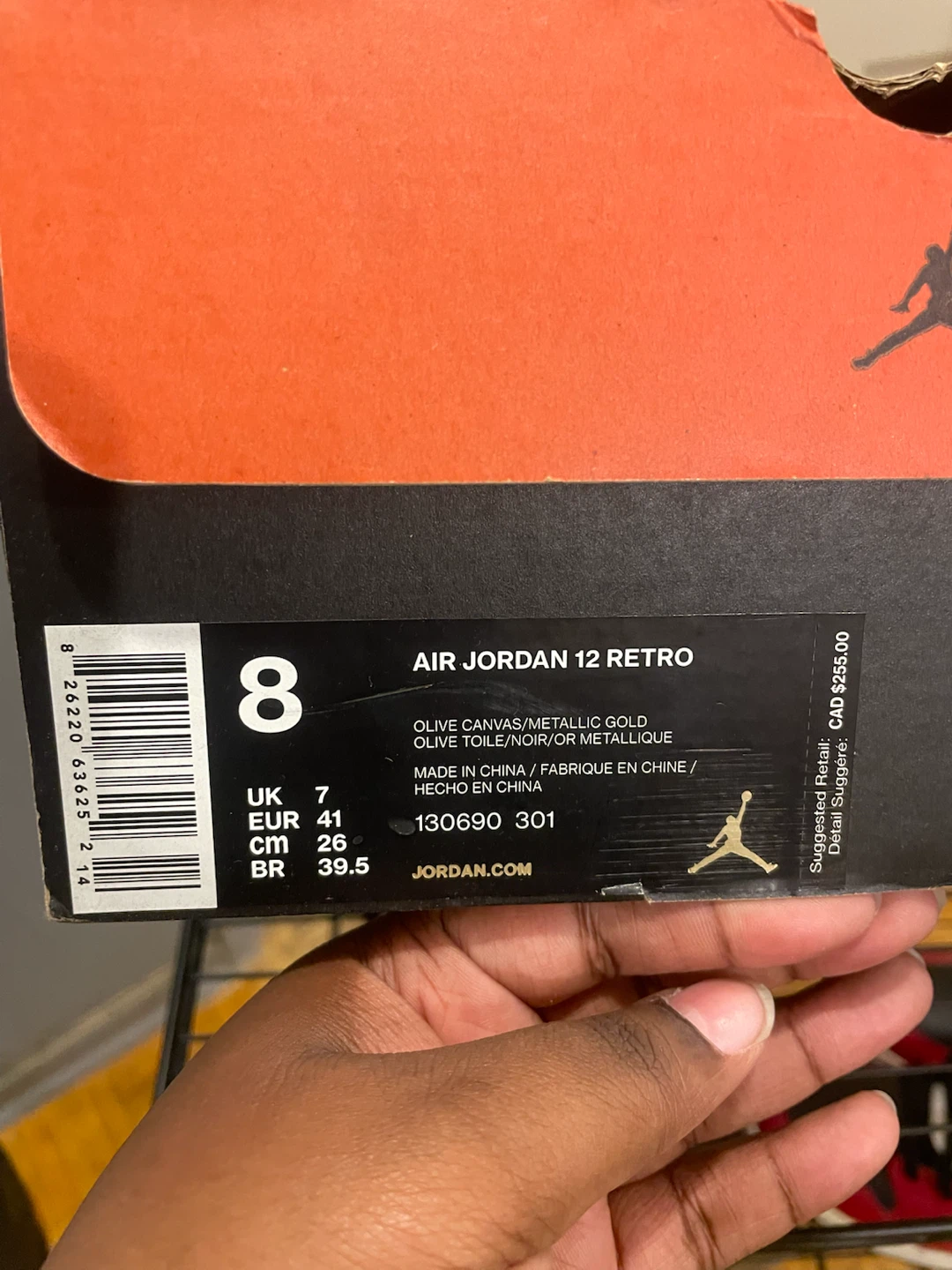 Air Jordan 12 Retro Olive Canvas - photo 5