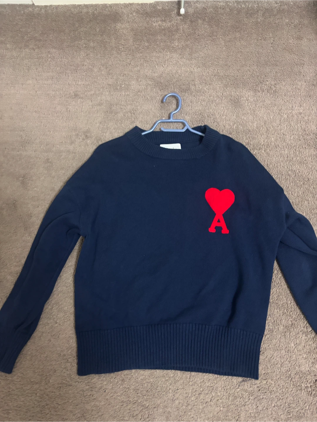 ❗️REP❗️Ami Alexandre Mattiussi Navy Knit Sweater