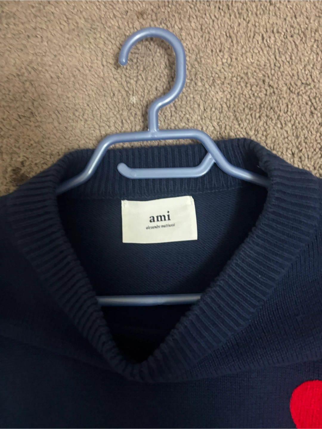 ❗️REP❗️Ami Alexandre Mattiussi Navy Knit Sweater - photo 2
