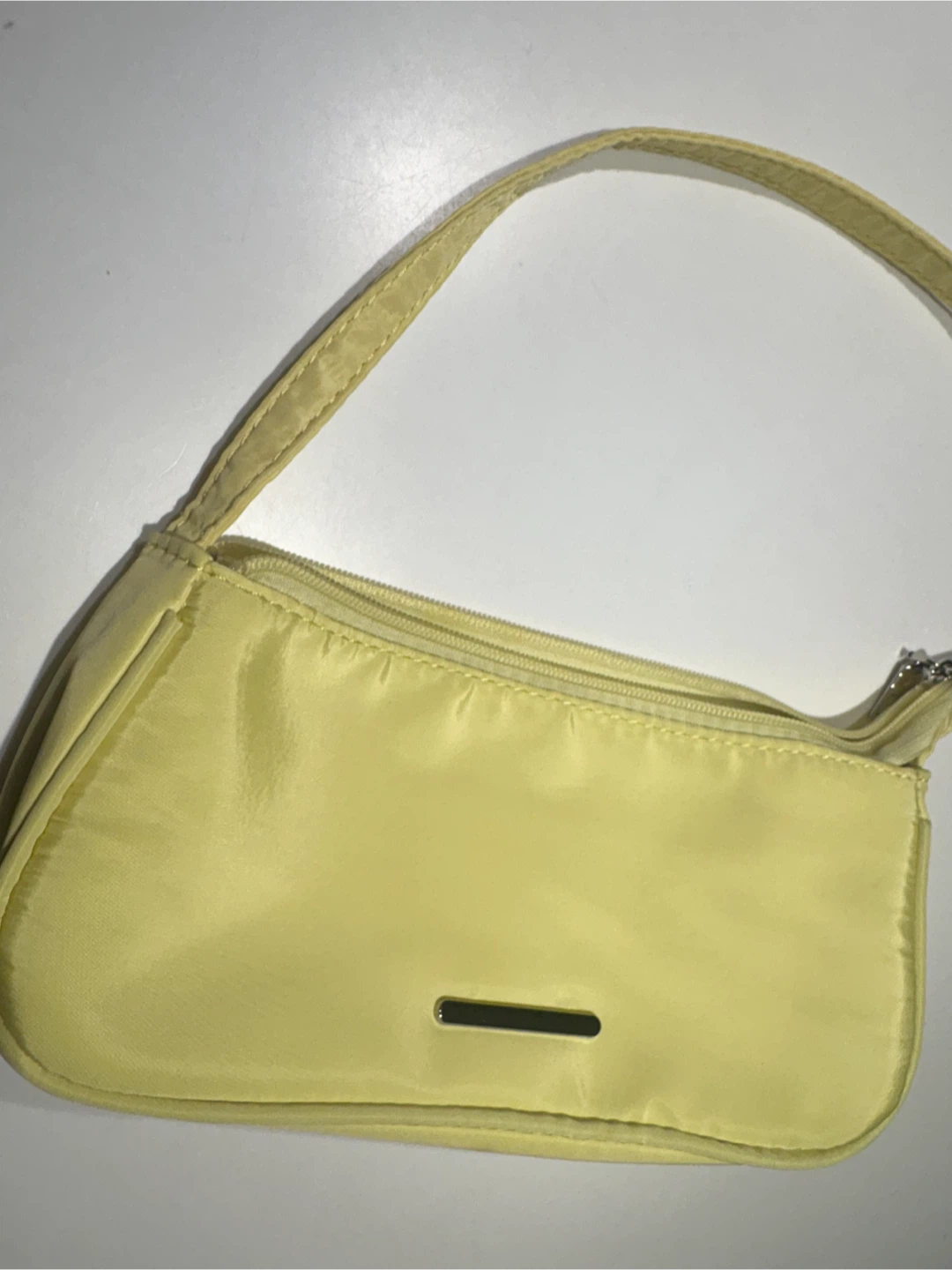 Shasa yellow nylon shoulder bag - photo 2