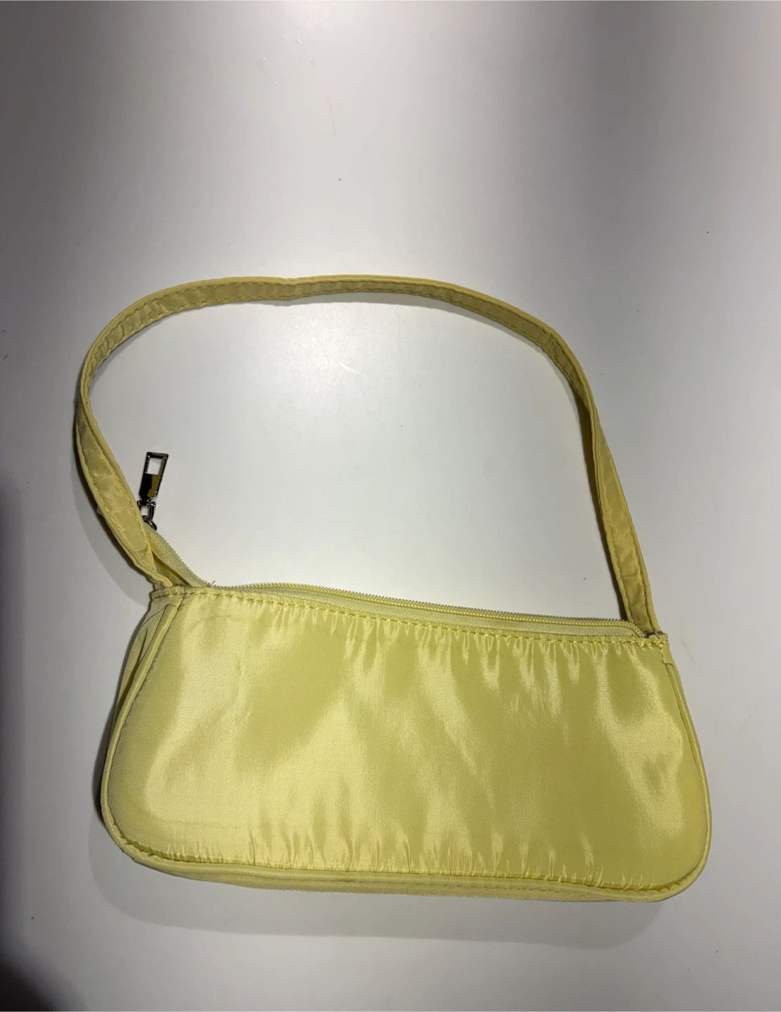 Shasa yellow nylon shoulder bag - photo 3