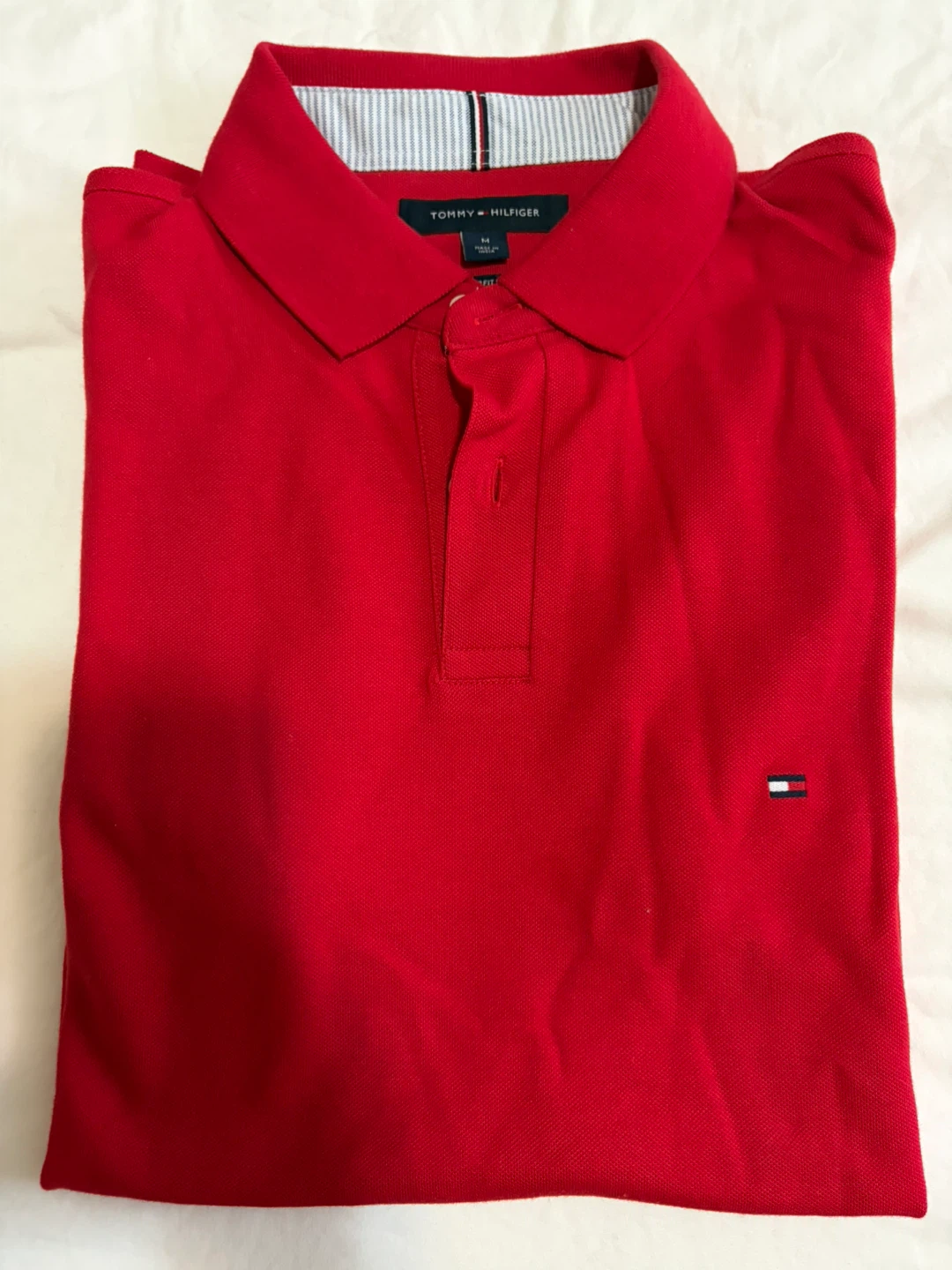 Tommy Hilfiger Red Polo Shirt