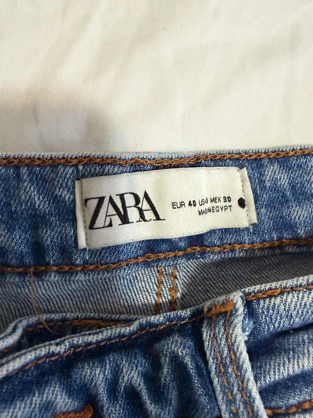 Zara Blue Distressed Skinny Jeans - photo 3