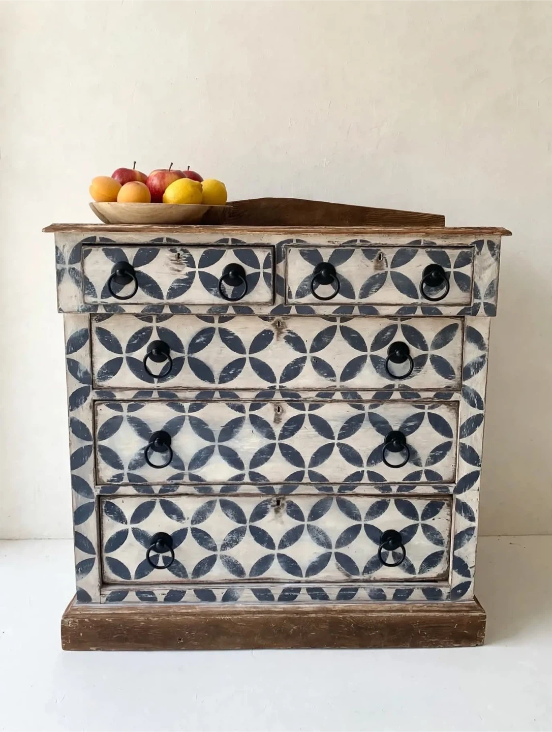 European Folk Tile Dresser