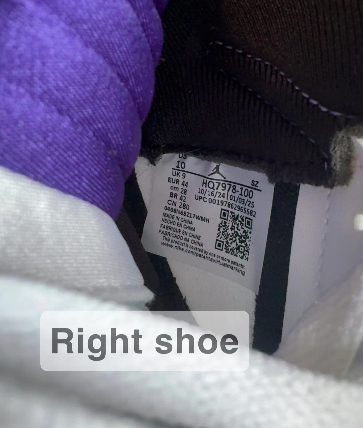 Nike Air Jordan 5 Retro OG White New Emerald-Grape Ice - photo 3