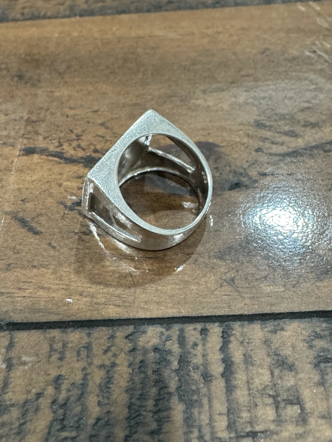 DJM Geometric Silver Ring - photo 2