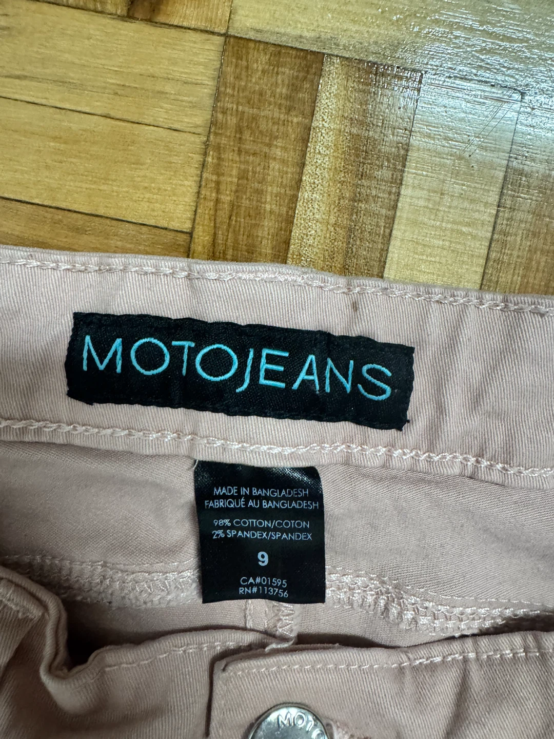 Motojeans Pink Pants Size 9 - photo 3