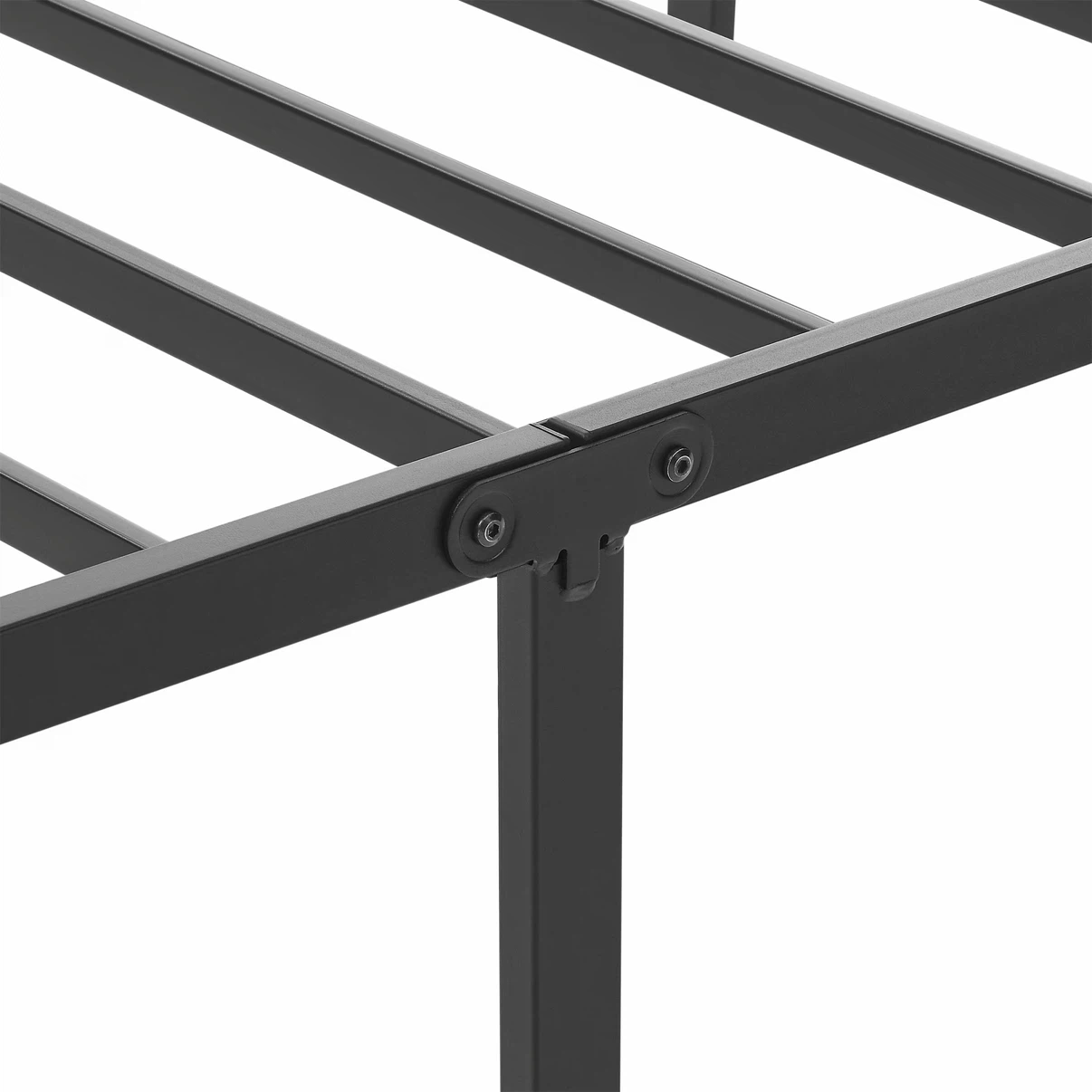 Twin Black Metal Single Bed Frame - photo 4