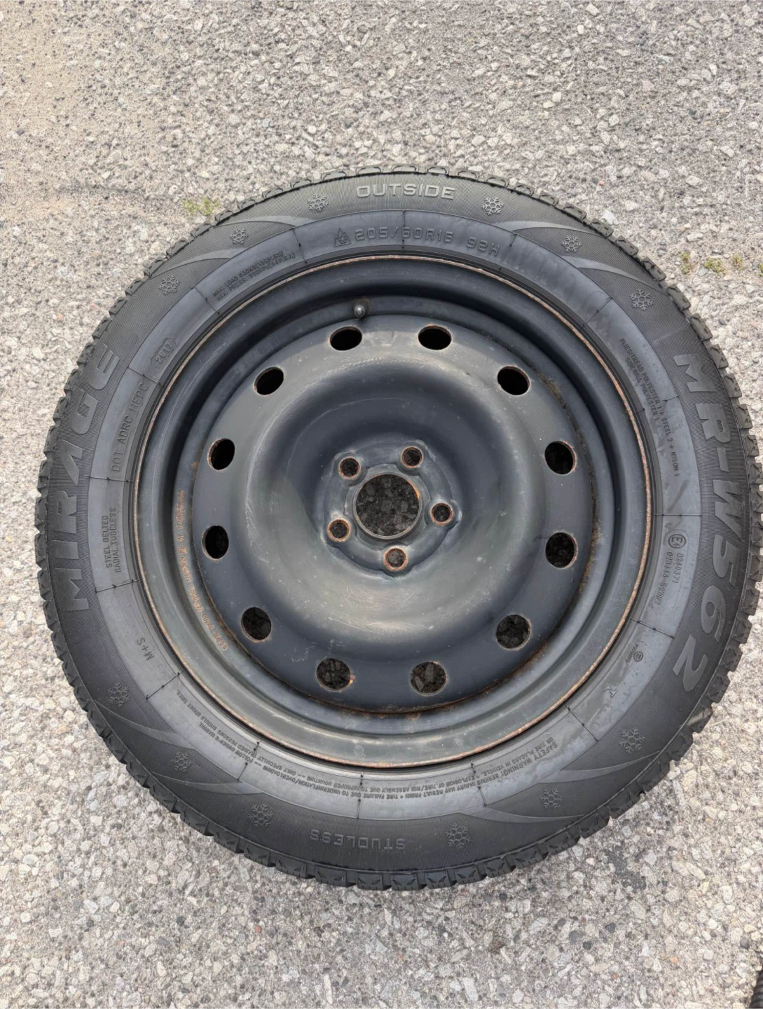 Set of 4 Winter Tires with RIMS 205/60R16 | Mirage MR-W562 - photo 2