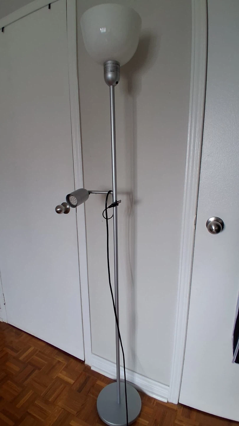 Ikea floor lamp with reading light