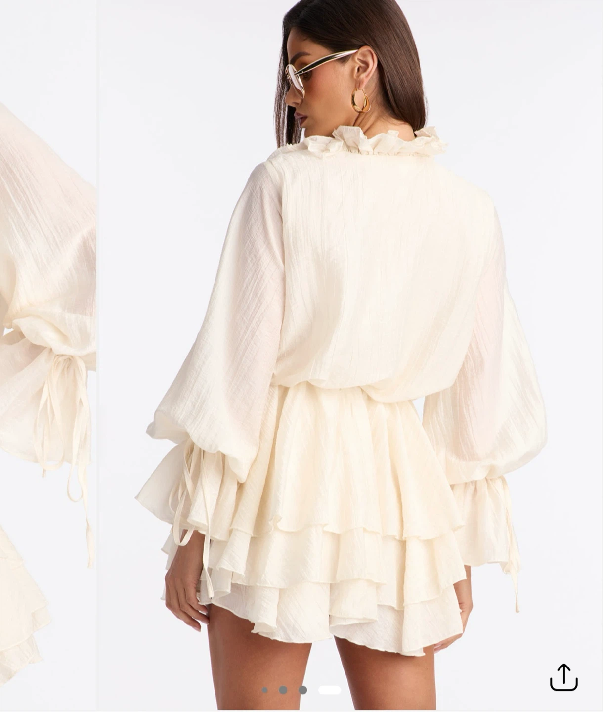 Brand New Gorgeous Fashion Nova Anabel Ruffle Mini Dress - photo 3