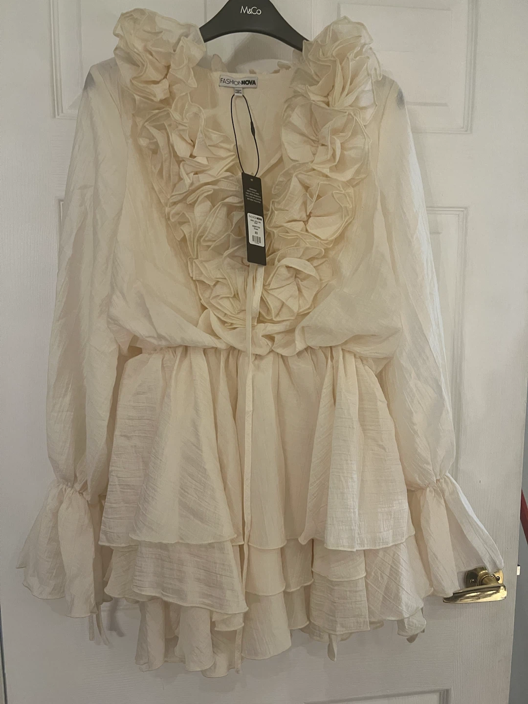 Brand New Gorgeous Fashion Nova Anabel Ruffle Mini Dress - photo 5
