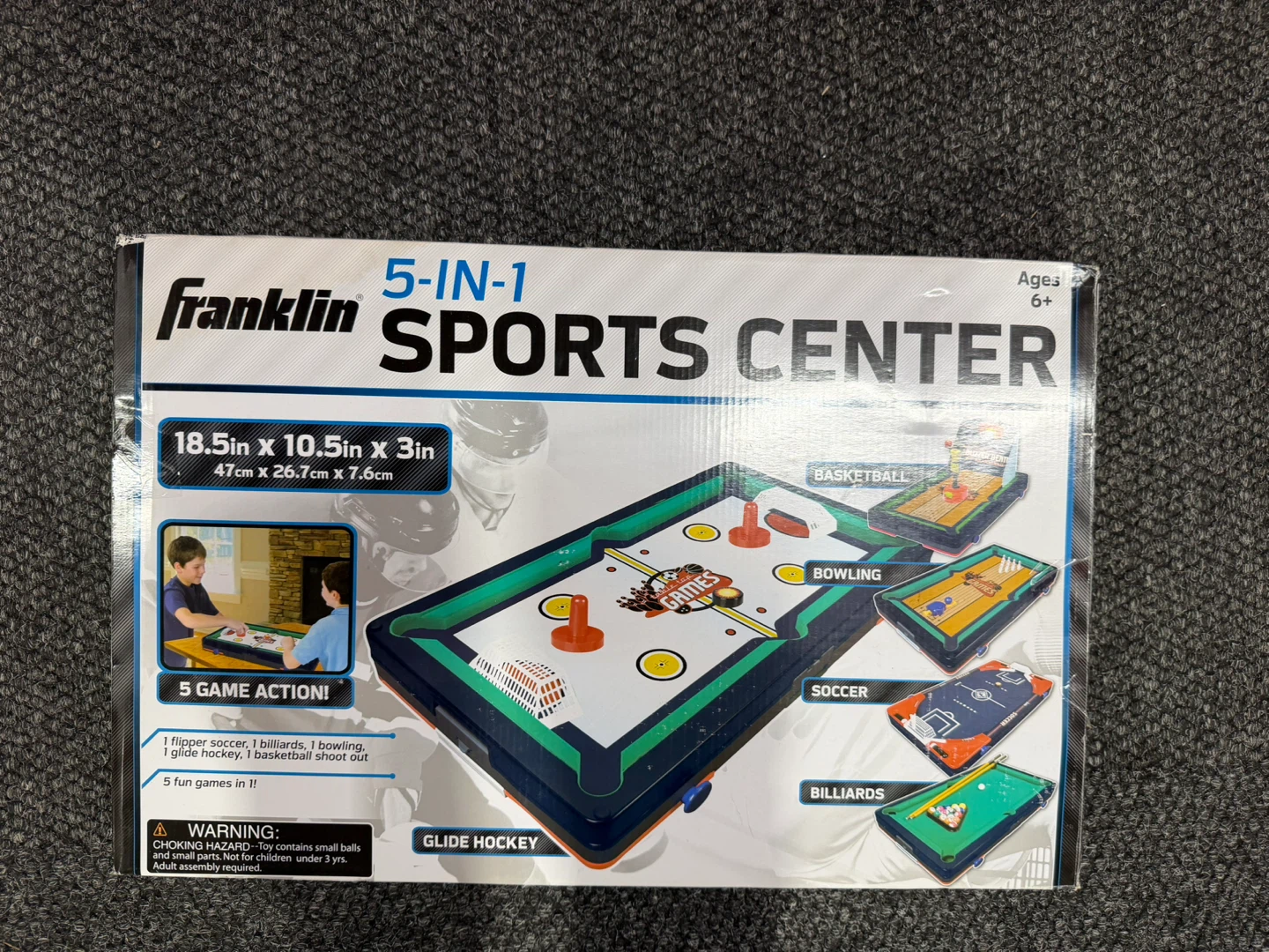 Franklin 5-in-1 Sports Center Tabletop Game - photo 2