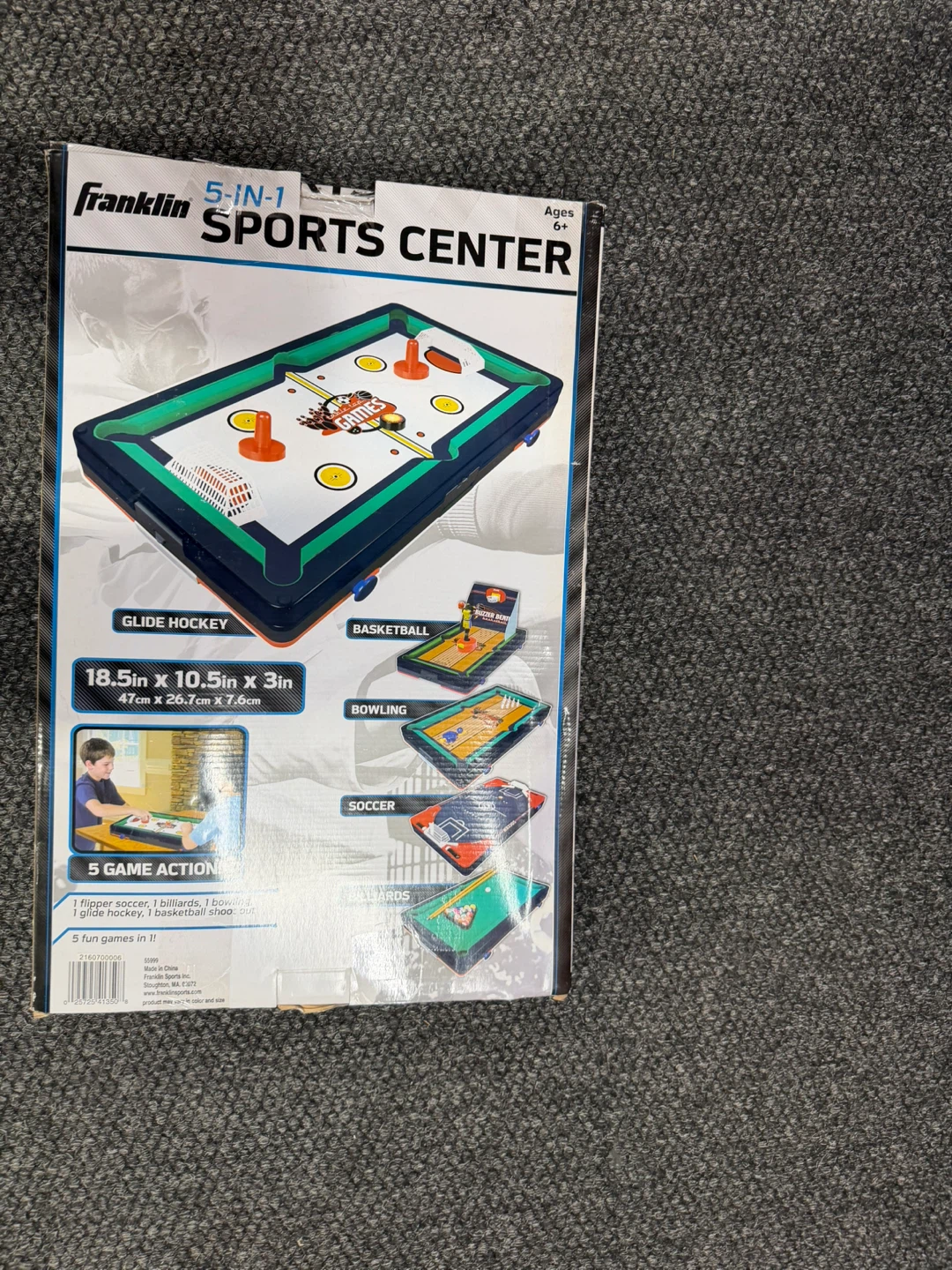 Franklin 5-in-1 Sports Center Tabletop Game - photo 3