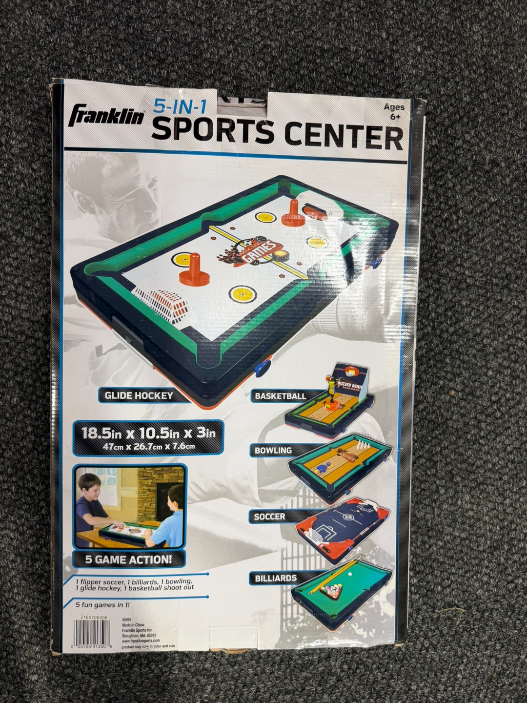 Franklin 5-in-1 Sports Center Tabletop Game - photo 5