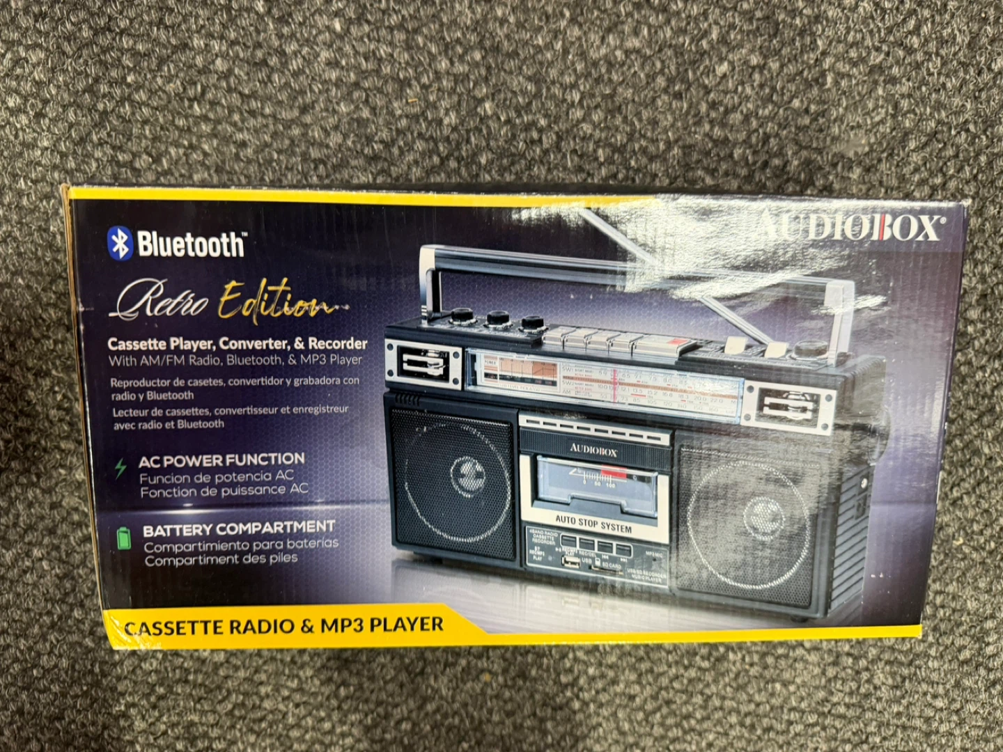 Audiobox Retro Edition Cassette Radio & MP3 Player - photo 2