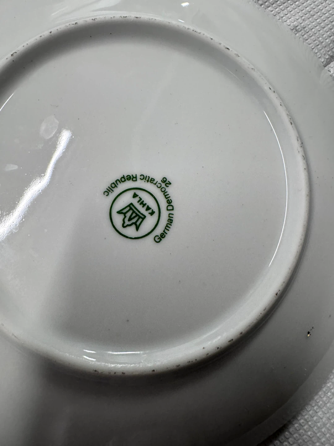 Set of 2 Vintage Kahla Porcelain Plates - photo 4