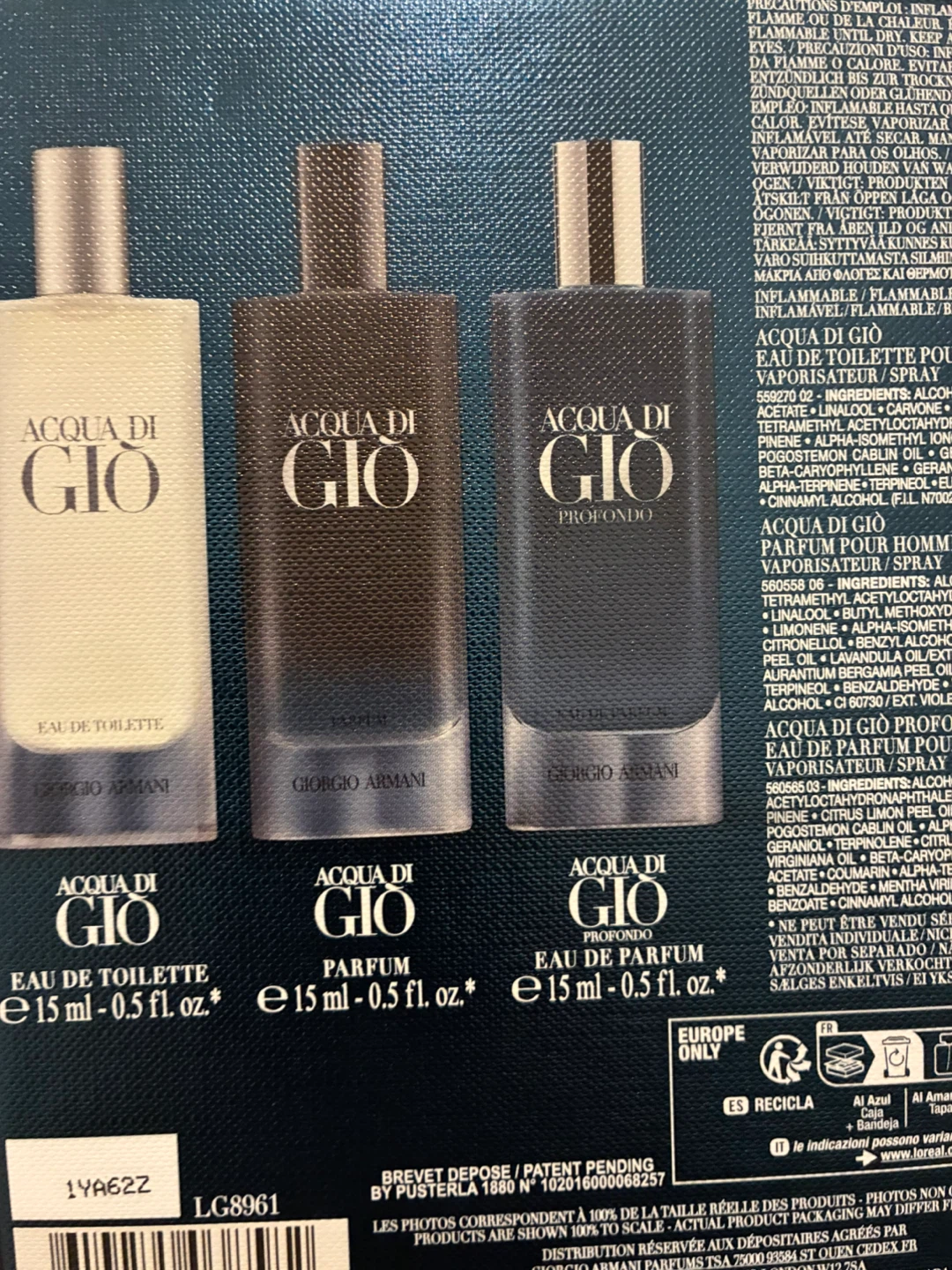 Armani Men Perfume Set