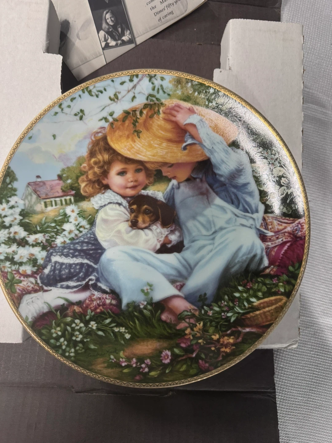 Reco A Time to Love Collector Plate