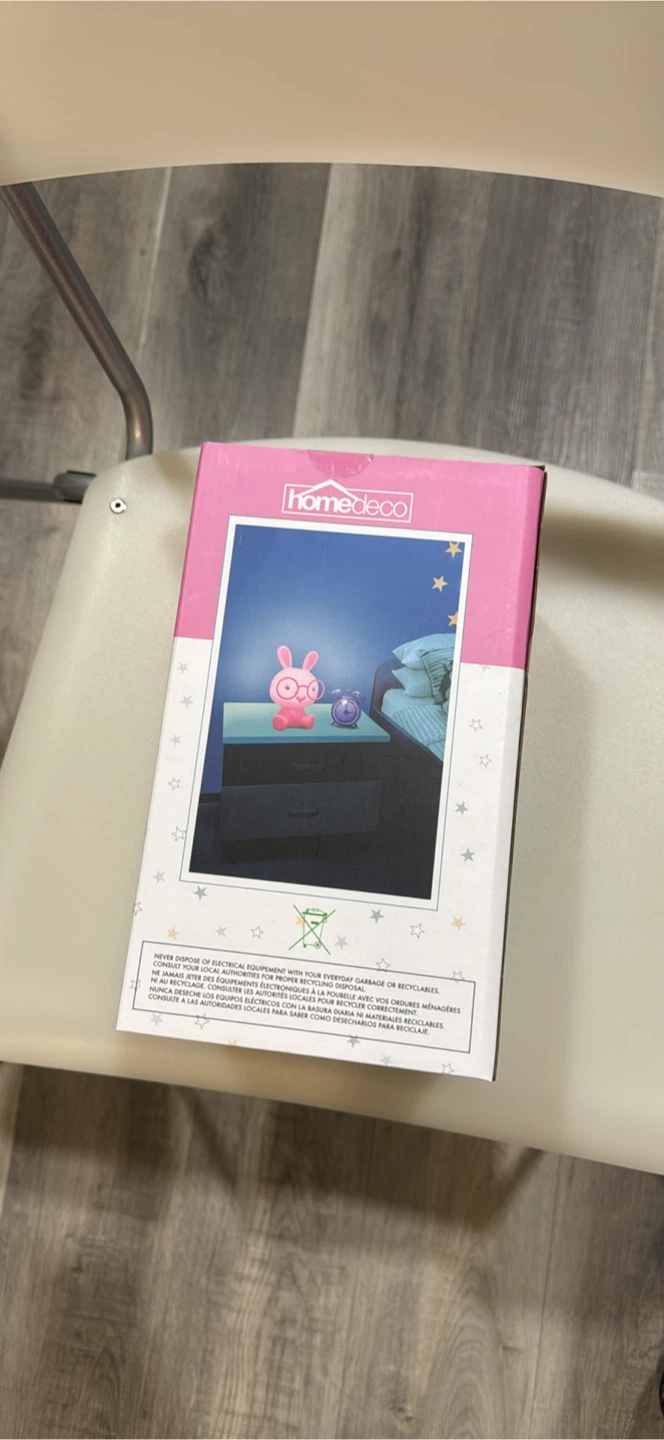 homedeco Pink Bunny LED Touch Light - photo 2