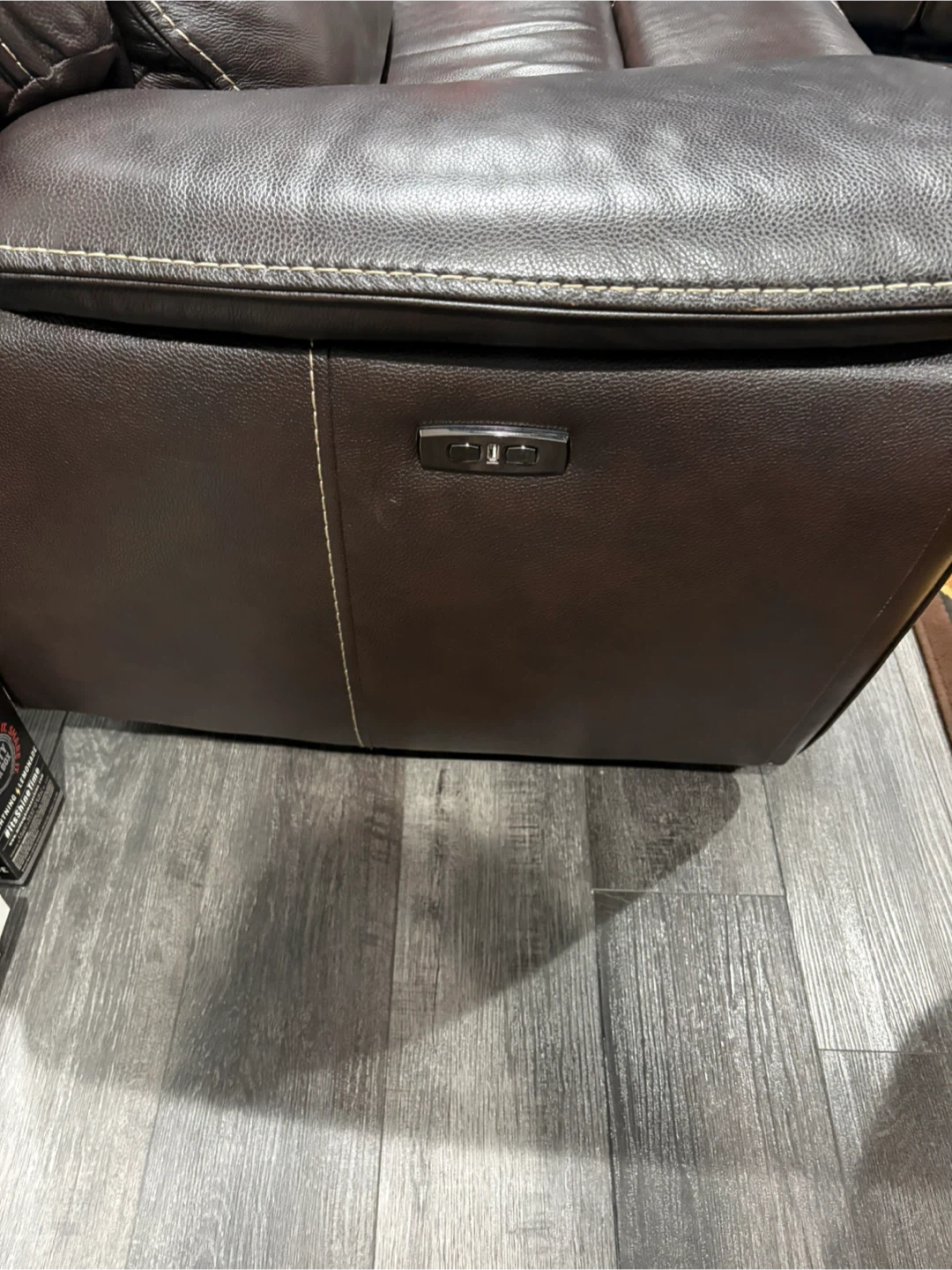 Sectional with 2 power recliners - photo 4