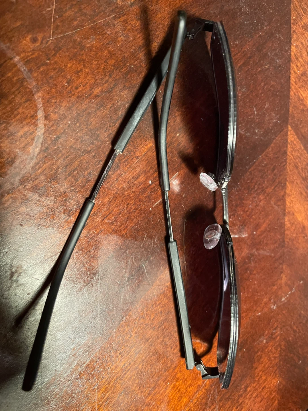 Unisex Gunmetal Aviator Sunglasses - photo 2