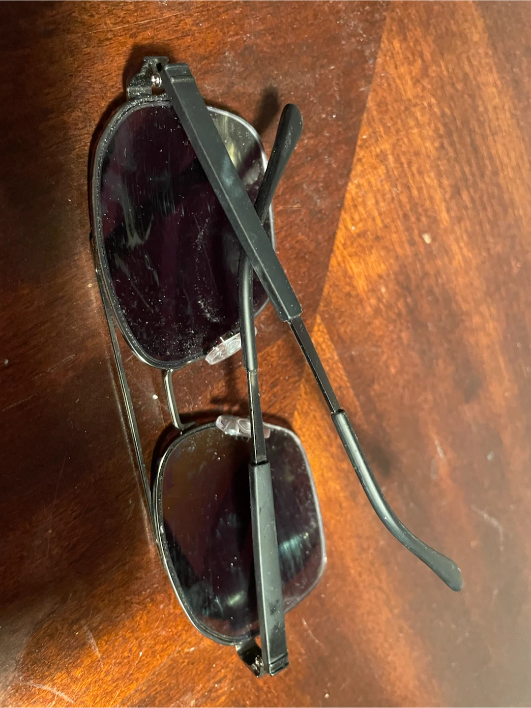 Unisex Gunmetal Aviator Sunglasses - photo 3
