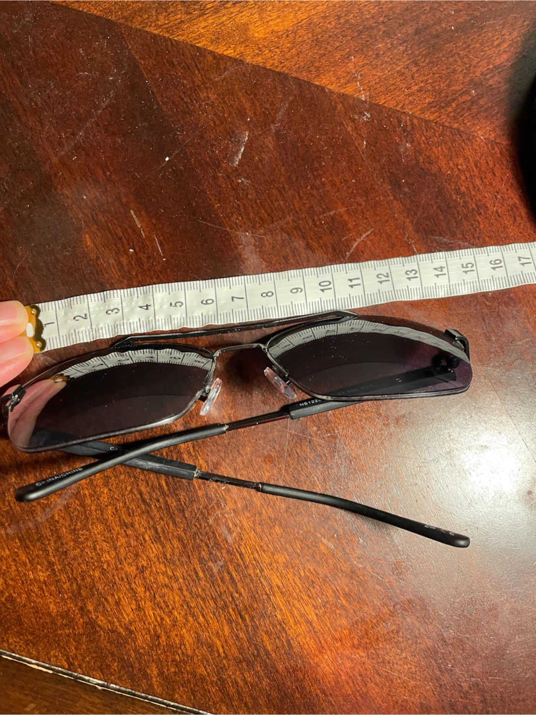 Unisex Gunmetal Aviator Sunglasses - photo 4