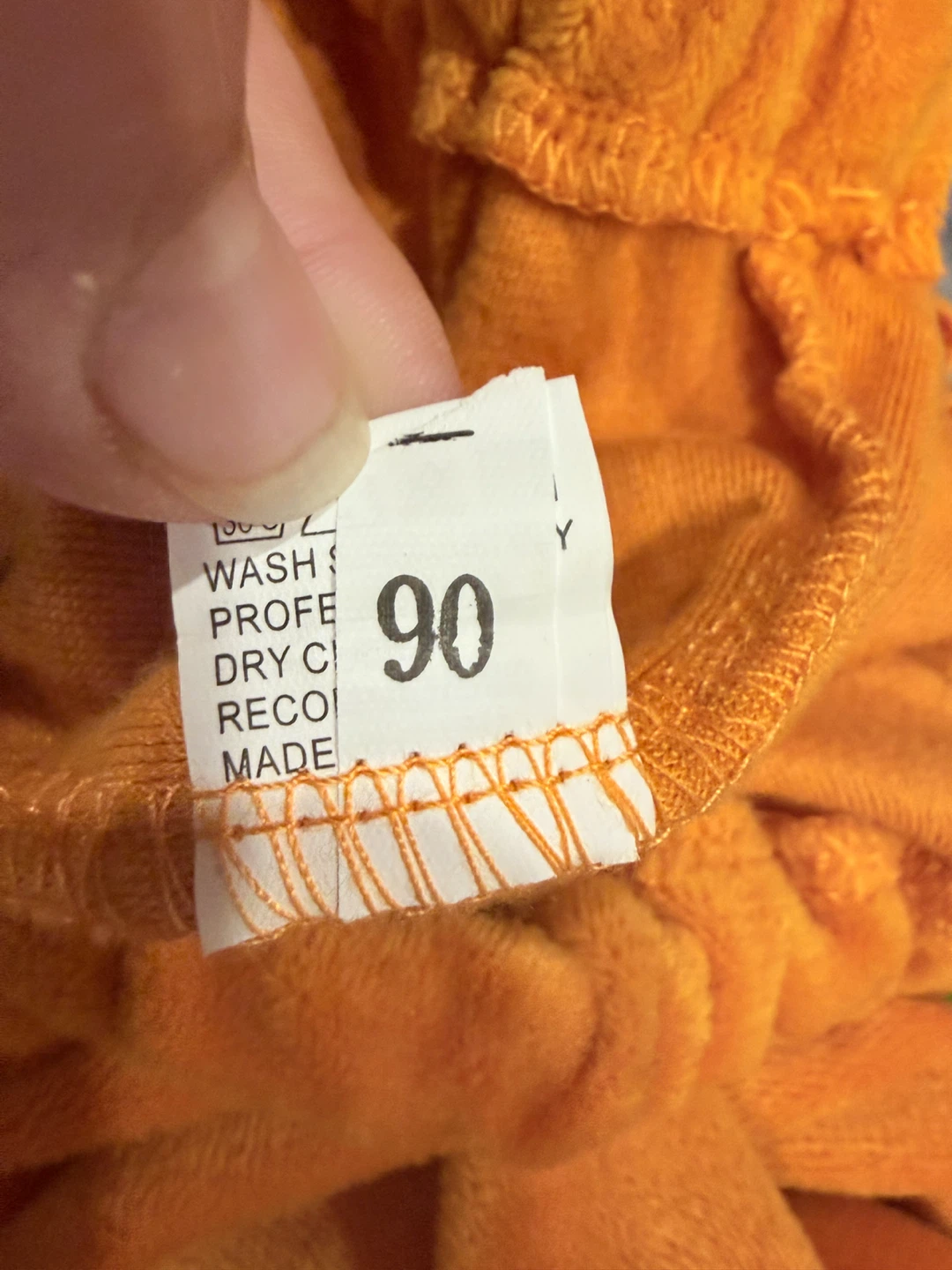 Kids Pumpkin Costume Size 90 - photo 2