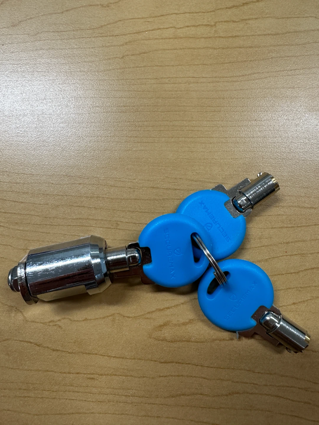 SECUREMAX Replacement Lock Cylinder with 3 Keys
