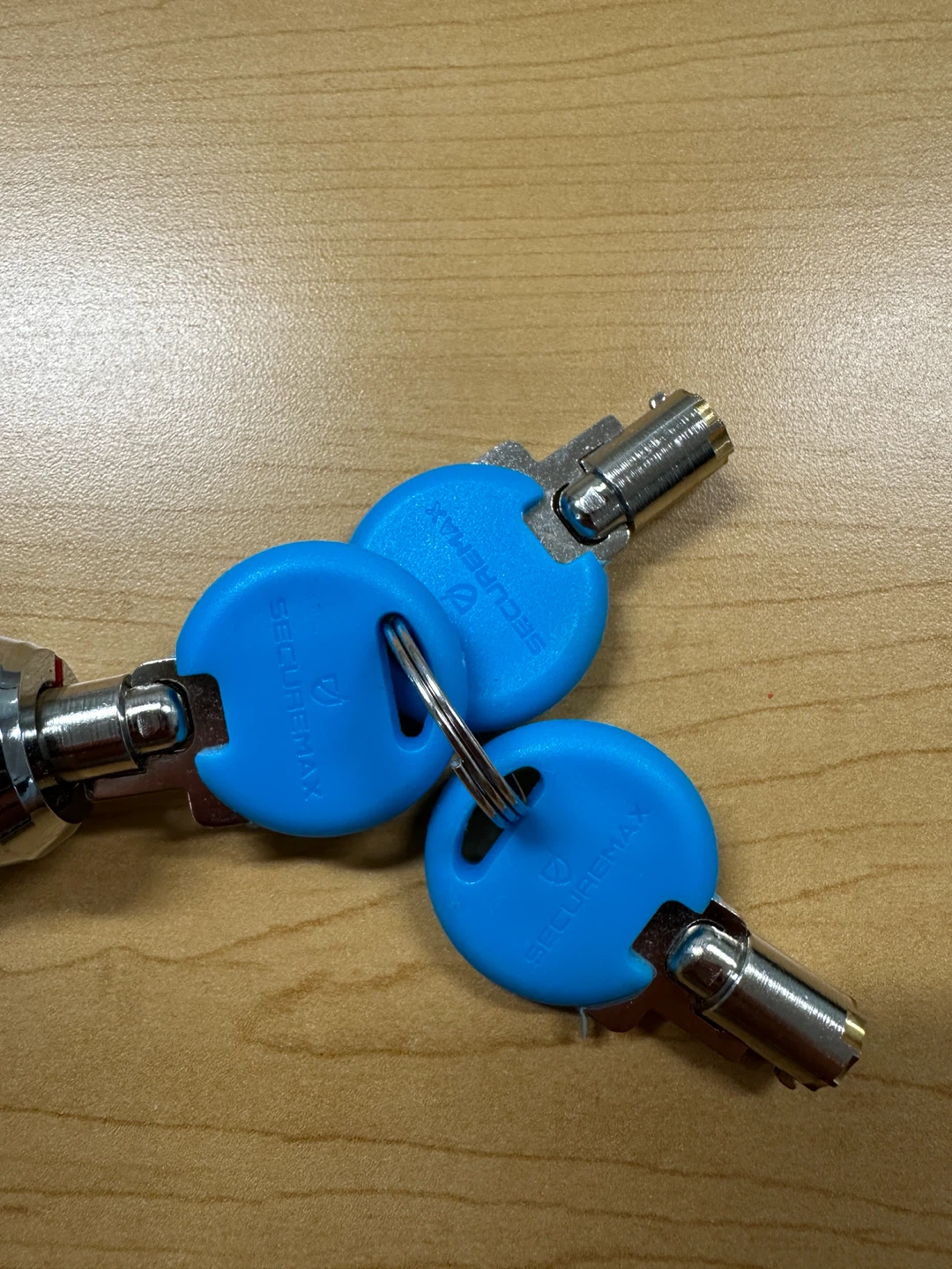 SECUREMAX Replacement Lock Cylinder with 3 Keys - photo 2