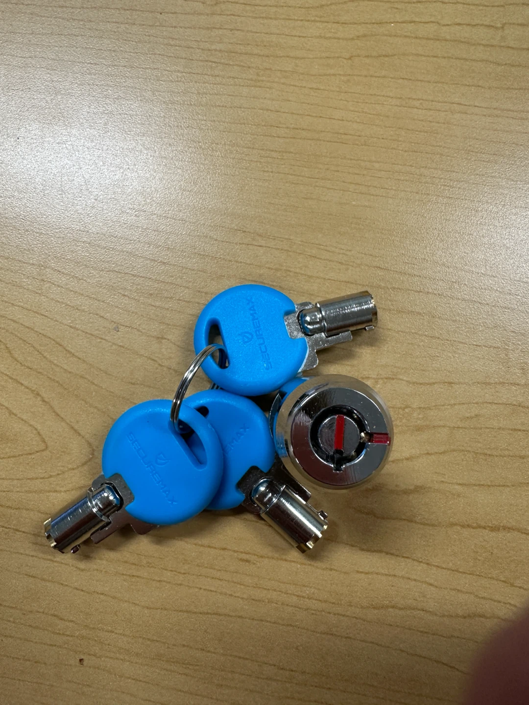 SECUREMAX Replacement Lock Cylinder with 3 Keys - photo 4