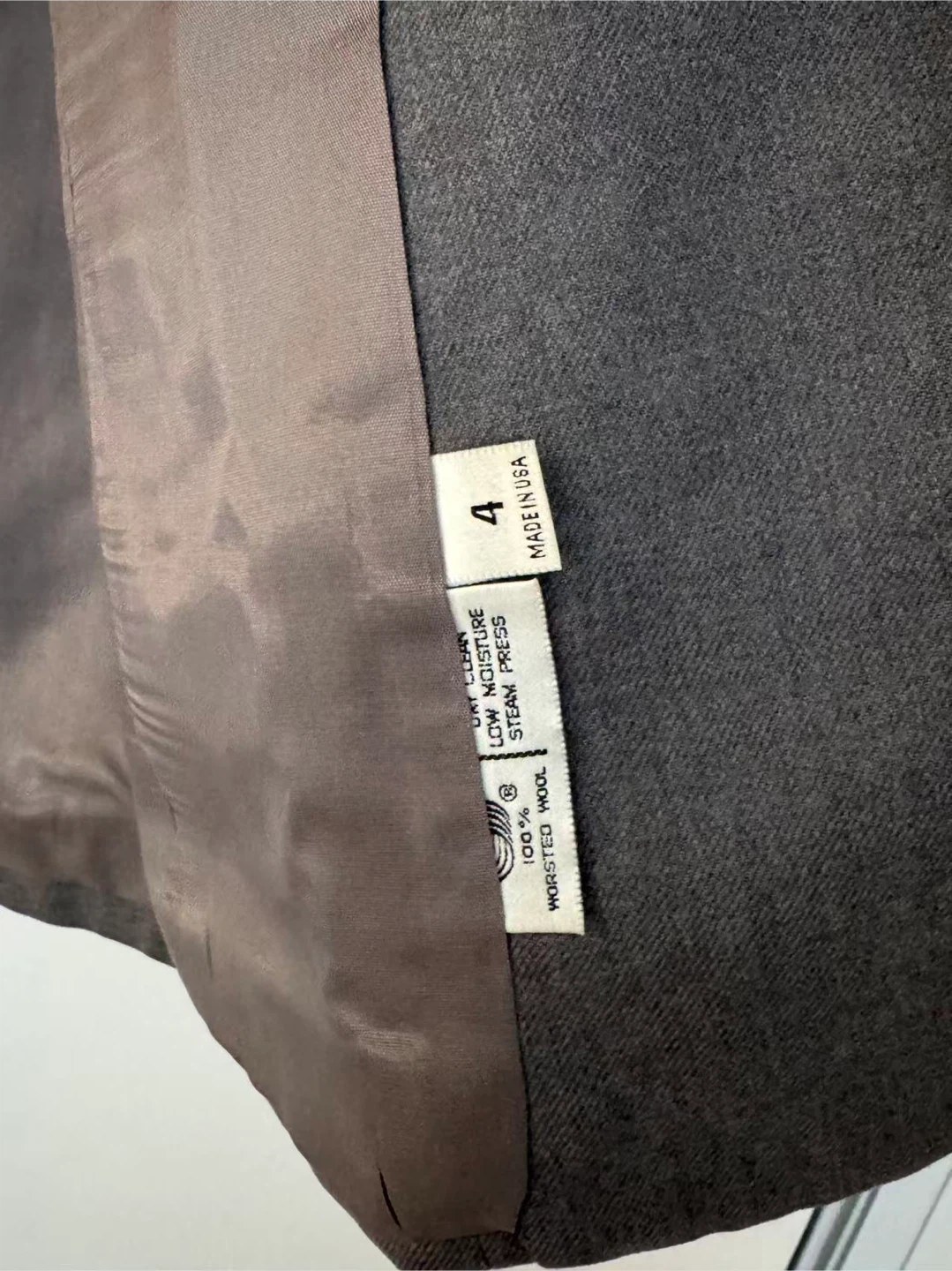 Evan Picone Grey Worsted Wool Blazer - photo 4