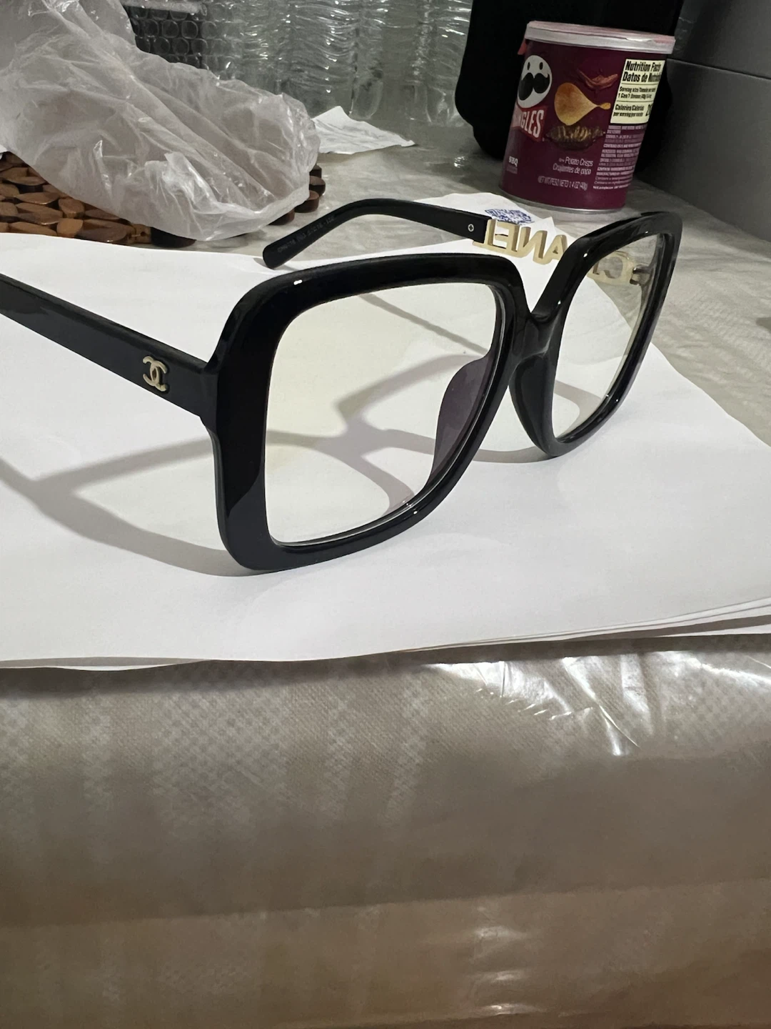 Chanel Black Square Eyeglasses, (Flat sale ) - photo 2