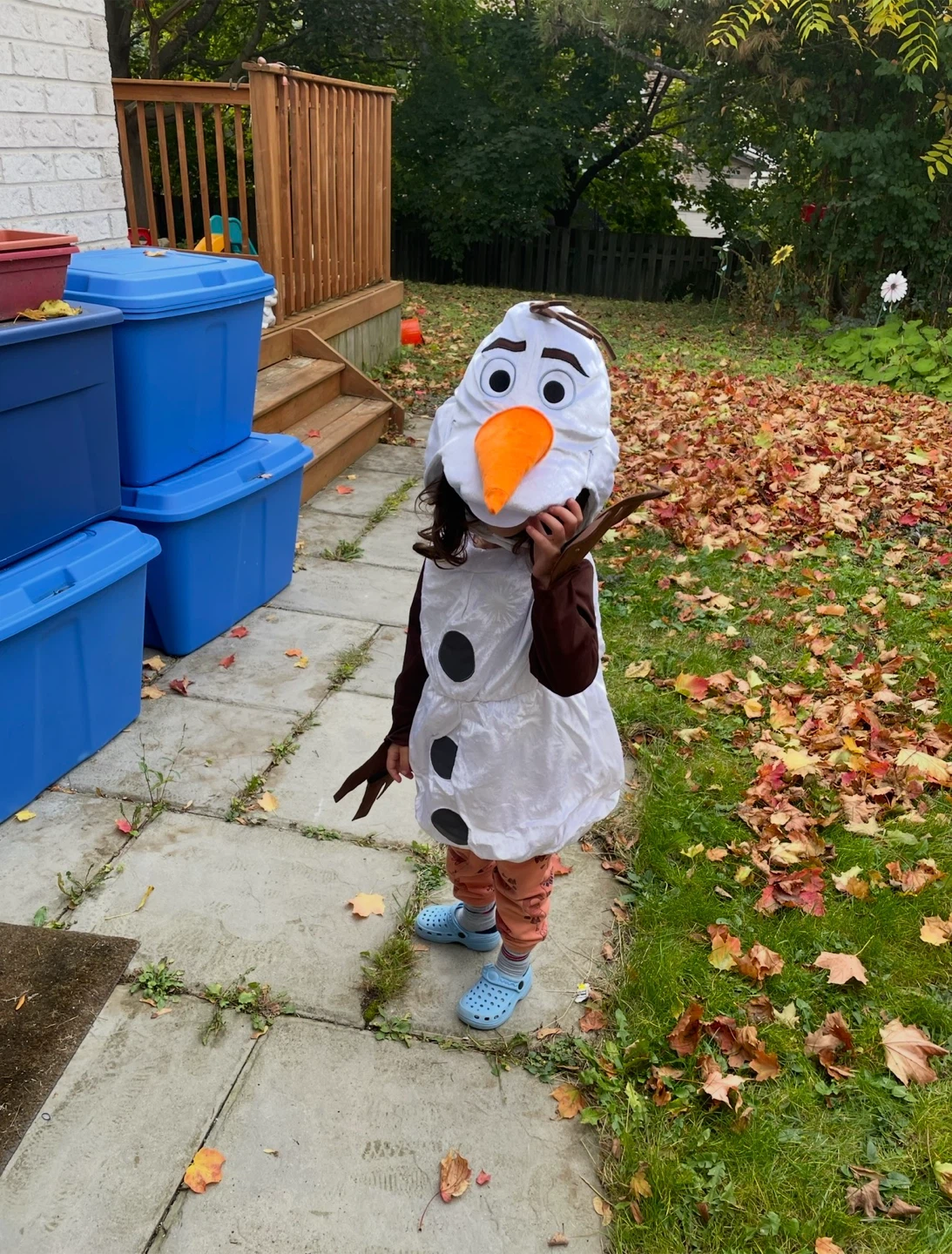 Children's Olaf Costume - Size Small - photo 2