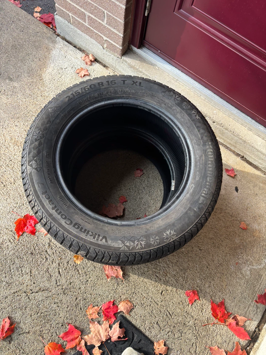 2 Continental VikingContact 7 Winter Tires – 215/60R16 - photo 2