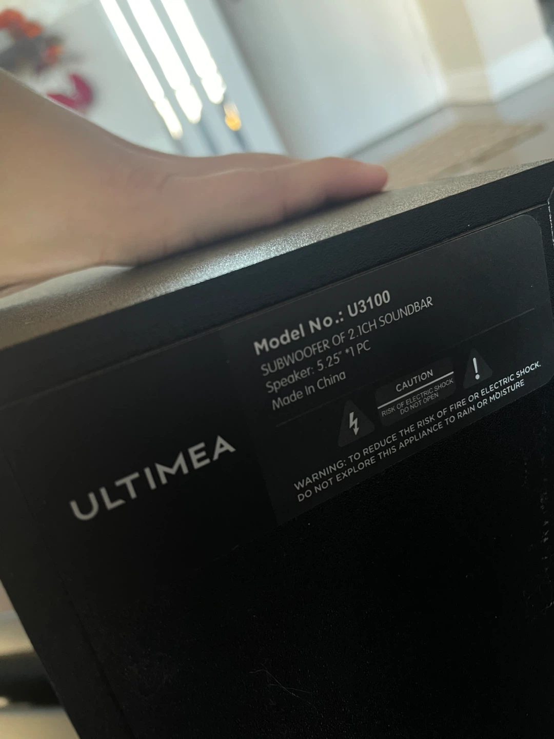 Ultimea U3100 2.1 Channel Soundbar and Subwoofer - photo 4