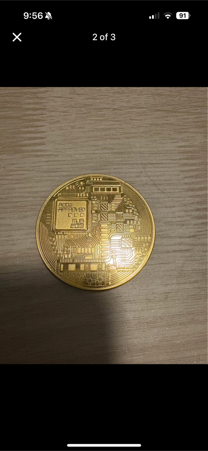 Bitcoin Commemorative Gift Coin - photo 2
