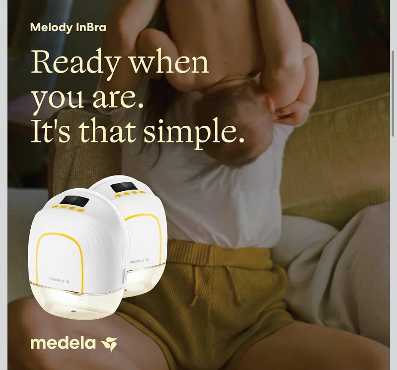 Medela Melody InBra Wearable Double Electric Breast Pump - photo 3