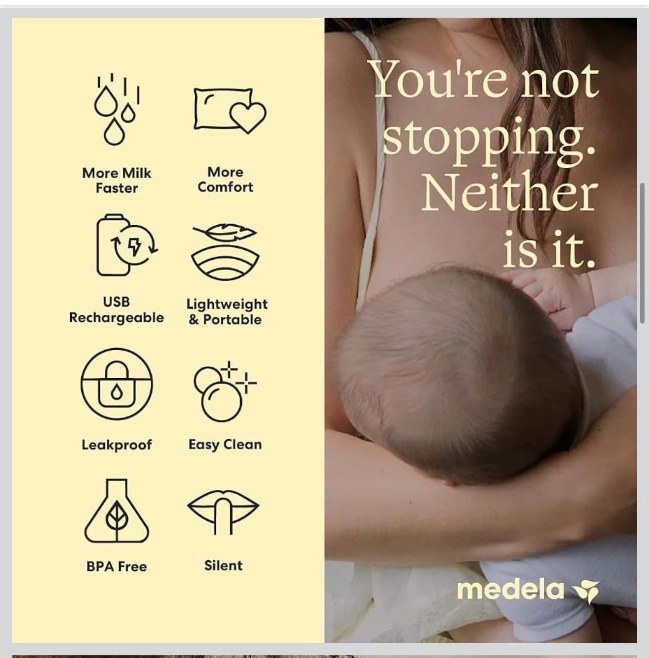 Medela Melody InBra Wearable Double Electric Breast Pump - photo 4