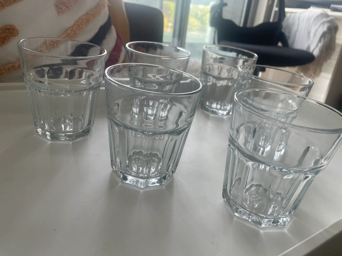 Set of 6 IKEA Glasses