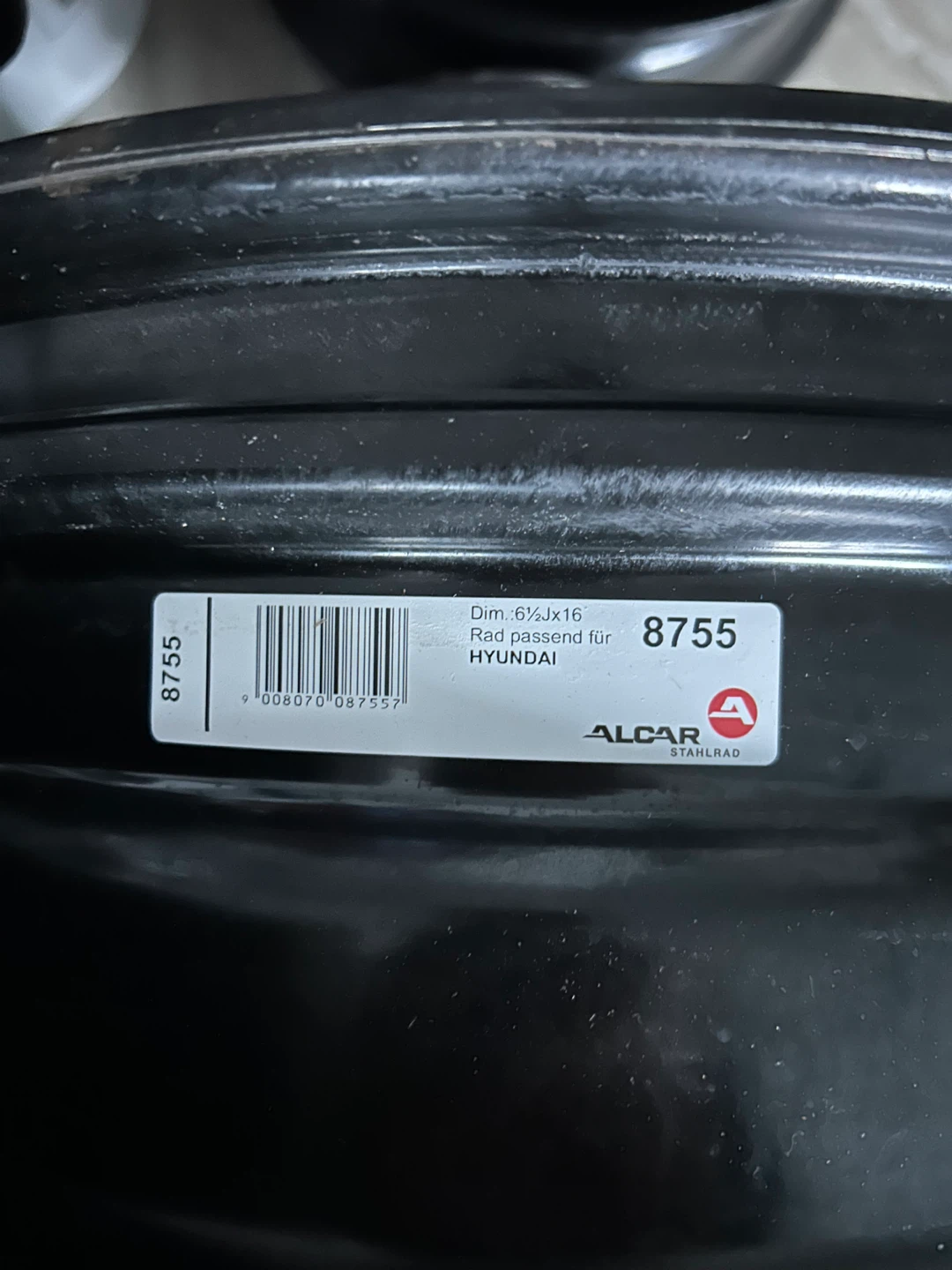 4 ALCAR Steel Wheels for Hyundai 16 inch