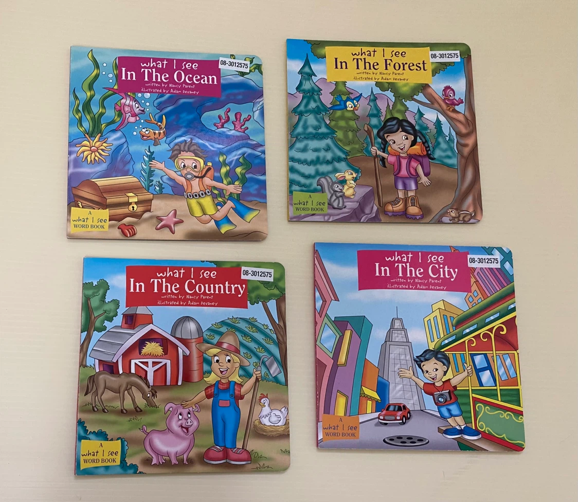 What I See Word Books (4)