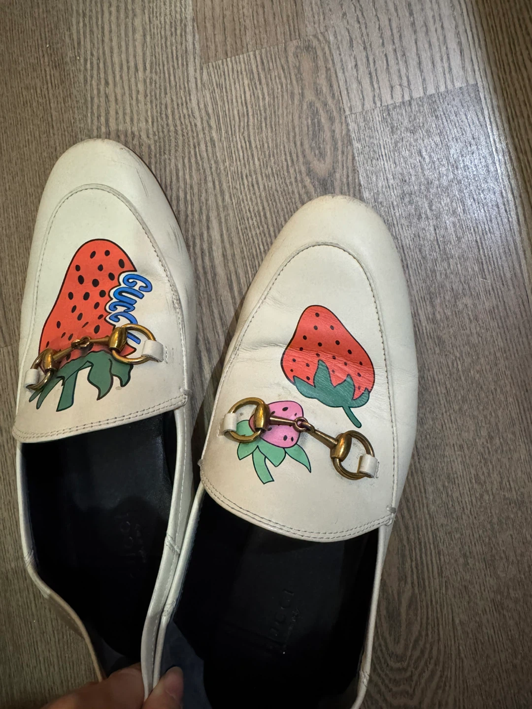 Gucci Strawberry Horsebit Loafers - photo 2