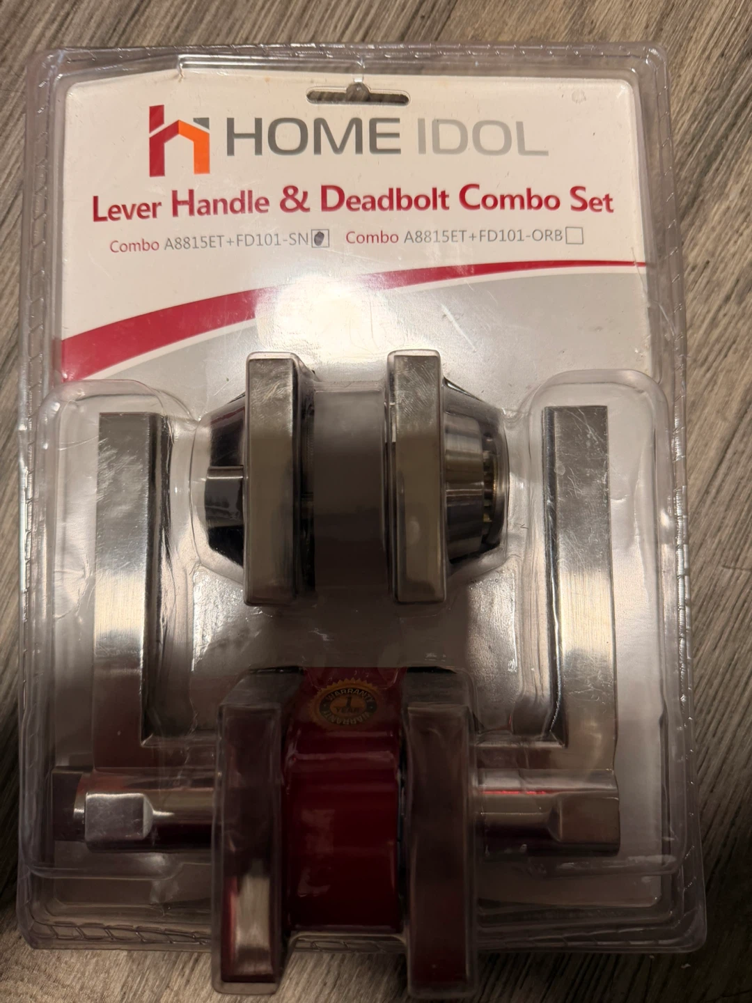 Home Idol Lever Handle & Deadbolt Combo Set