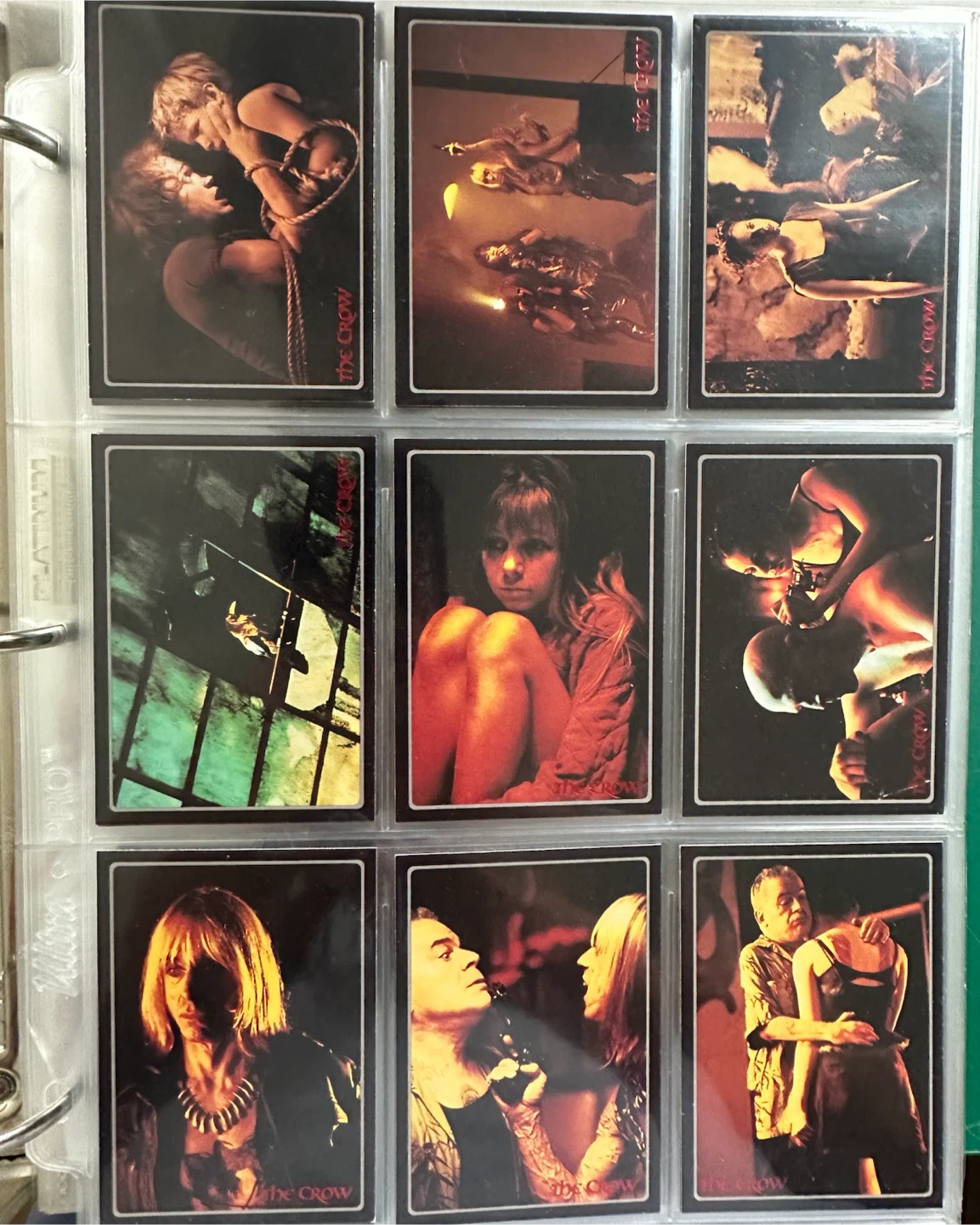 1996 The Crow: City of Angels Movie Complete Trading Card Set